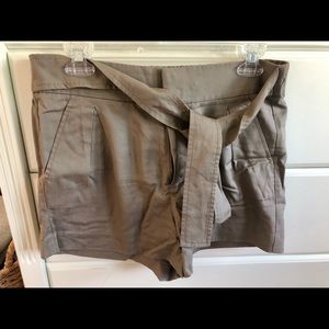 J.crew high waisted tie shorts